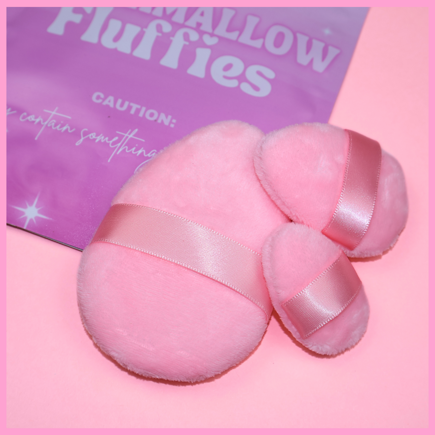 Marshmallow Fluffies Powder Puffs