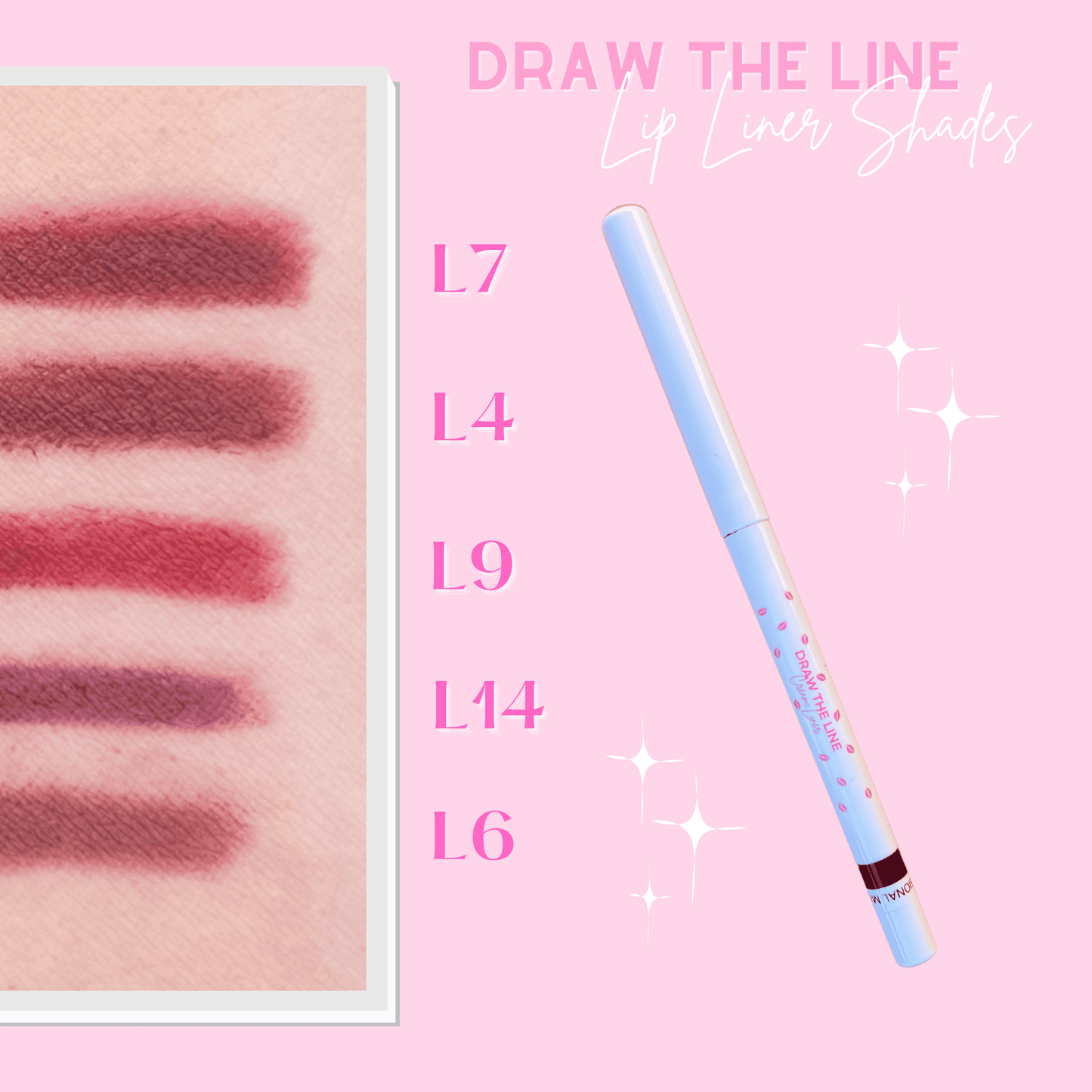 Draw The Line Cream Lip Liners